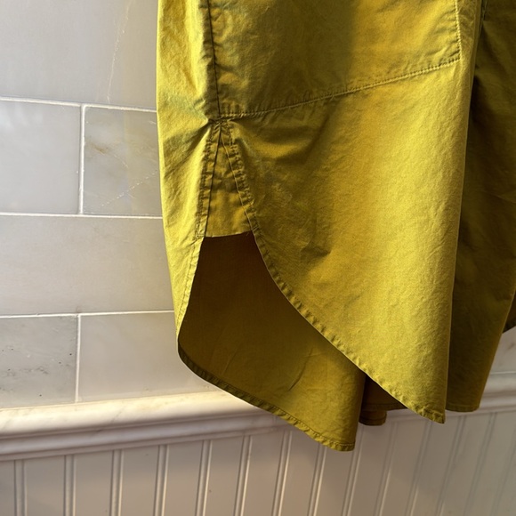 Acne Studios shirt dress in green-gold - Picture 6 of 8